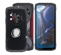 BUNAL Cover per Cubot KingKong Star (6.78"), Custodia per Antiurto Antigraffio Protettiva Case Ultra Sottile Silicone Custodie con Anello supporto per telefono regolabile a 360° - Nero