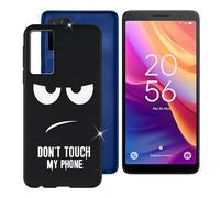 BUNAL Cover per TCL 501 (6.00"), Custodia per Antiurto Antigraffio Protettiva Case Ultra Sottile Silicone Custodie per TCL 501 - Non toccare