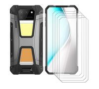 BUNAL Custodia per Unihertz 8849 Tank 3 (6.79") Vetro Temperato(4 pezzi), 9H Durezza Ultra Resistente Antigraffio Antimpronta Film Protettivo Pellicola Vetro per Unihertz 8849 Tank 3