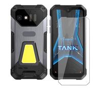BUNAL Custodia per Unihertz 8849 Tank Mini 1 (4.30") Vetro Temperato（1 pezzi）, 9H Durezza Ultra Resistente Antigraffio Antimpronta Film Protettivo Pellicola Vetro per Unihertz 8849 Tank Mini 1