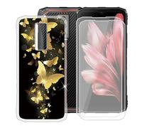 BUNALFaa Cover per Doogee Blade 10 Pro (6.56") + (2 pezzi) Vetro Temperato, Custodia per Antiurto Antigraffio Protettiva Case Ultra Sottile Silicone Custodie + Pellicola - Marcio 1