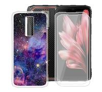 BUNALFaa Cover per Doogee Blade 10 Pro (6.56") + (2 pezzi) Vetro Temperato, Custodia per Antiurto Antigraffio Protettiva Case Ultra Sottile Silicone Custodie + Pellicola - Colorato