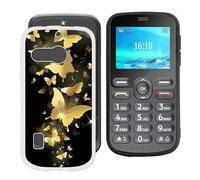 BUNALFaa Cover per Doro 1880 4G (2.80"), Bianco Custodia per Antiurto Antigraffio Ultra Sottile Morbido Silicone Case per Doro 1880 4G - Marcio 1