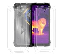 BUNALFaa Custodia per Blackview Rock 3 (6.78") Vetro Temperato Film Protettivo（5 pezzi）, 9H Durezza Ultra Resistente Antigraffio Antimpronta Film Protettivo Pellicola Vetro