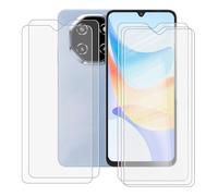 BUNALFaa Custodia per Blackview Shark 6 (6.88") Vetro Temperato Film Protettivo（5 pezzi）, 9H Durezza Ultra Resistente Antigraffio Antimpronta Film Protettivo Pellicola Vetro