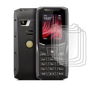 BUNALFaa Custodia per Crosscall Core-S5 (2.40") Vetro Temperato（4 pezzi）, 9H Durezza Ultra Resistente Antigraffio Antimpronta Film Protettivo Pellicola Vetro per Crosscall Core-S5