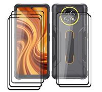 BUNALFaa Custodia per Cubot KingKong Ace 5 (6.75") Vetro Temperato Film Protettivo（5 pezzi）, 9H Durezza Ultra Resistente Antigraffio Antimpronta Film Protettivo Pellicola Vetro