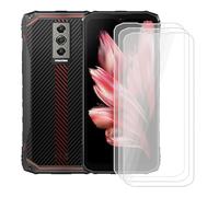 BUNALFaa Custodia per Doogee Blade 10 Pro (6.56") Vetro Temperato(3 pezzi), 9H Durezza Ultra Resistente Antigraffio Antimpronta Film Protettivo Pellicola Vetro per Doogee Blade 10 Pro