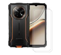 BUNALFaa Custodia per Doogee Fire 7 5G (6.60") Vetro Temperato（2 pezzi）, 9H Durezza Ultra Resistente Antigraffio Antimpronta Film Protettivo Pellicola Vetro per Doogee Fire 7 5G