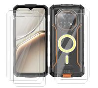 BUNALFaa Custodia per Doogee Fire7 Pro (6.56") Vetro Temperato Film Protettivo（5 pezzi）, 9H Durezza Ultra Resistente Antigraffio Antimpronta Film Protettivo Pellicola Vetro