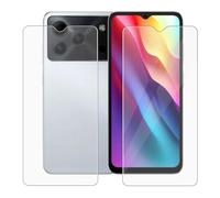 BUNALFaa Custodia per Doogee Note 56 Pro (6.56") Vetro Temperato Film Protettivo（2 pezzi）, 9H Durezza Ultra Resistente Antigraffio Antimpronta Film Protettivo Pellicola Vetro