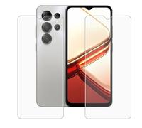 BUNALFaa Custodia per Doogee Note 56X Pro (6.56") Vetro Temperato Film Protettivo（2 pezzi）, 9H Durezza Ultra Resistente Antigraffio Antimpronta Film Protettivo Pellicola Vetro