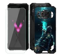 BUNALFaa Custodia per Doogee S200 Ultra (6.72") + con Vetro Temperato Protezioni schermo, Case Black Silicone Morbido Cover Bumper Protettiva Antiurto Antiscivolo -relax