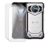 BUNALFaa Custodia per Doogee S200X (6.72") Vetro Temperato（4 pezzi）, 9H Durezza Ultra Resistente Antigraffio Antimpronta Film Protettivo Pellicola Vetro per Doogee S200X