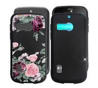 BUNALFaa Custodia per Doro 1880 4G (2.80"), 2 Cover per Antiurto Antigraffio Protettiva Case Ultra Sottile Silicone Custodie per Doro 1880 4G - Nero+I fiori