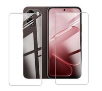 BUNALFaa Custodia per Oppo A6i+ 5G (6.75") Vetro Temperato Film Protettivo（2 pezzi）, 9H Durezza Ultra Resistente Antigraffio Antimpronta Film Protettivo Pellicola Vetro