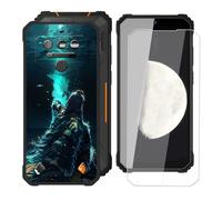 BUNALFaa Custodia per Oukitel WP23 Plus (6.52") + con Vetro Temperato Protezioni schermo, Case Black Silicone Morbido Cover Bumper Protettiva Antiurto Antiscivolo -relax