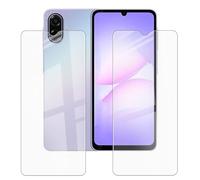 BUNALFaa Custodia per Samsung Galaxy A07 5G (6.7") Vetro Temperato Film Protettivo（2 pezzi）, 9H Durezza Ultra Resistente Antigraffio Antimpronta Film Protettivo Pellicola Vetro