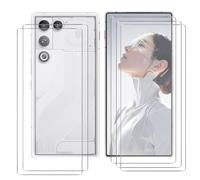 BUNALFaa Custodia per ZTE Nubia Red Magic 11 Air (6.85") Vetro Temperato Film Protettivo（5 pezzi）, 9H Durezza Ultra Resistente Antigraffio Antimpronta Film Protettivo Pellicola Vetro