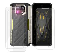 BUNALFaa Vetro Temperato per Ulefone Armor 22 Pro 6.58" Set | Vetro temperato Film Protettivo Resistente alle cadutem Antifrantumazione- Chiarezza ad alta definizione 9H Durezza 3 pezzi