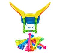 BUNCH O BALLOONS- Neon Splash-6 Bunches & Slingshot, 56468-S001-ES