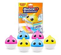Bunch O Balloons - Palloncini ad acqua riutilizzabili a forma di squalo, confezione da 6, con chiusura magnetica (Magna Seal), divertimento in acqua sostenibile