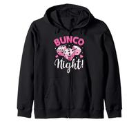 Bunco Night Divertente Gioco di Dadi Bunco Night Women Felpa con Cappuccio
