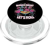 Bunco Night Flamingo Bunco Group Bunco Player PopSockets PopGrip per MagSafe