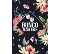 Bunco Score Book - 100+ Score Sheets | 6x9 Format (Hardcover): Perfect for Bunco Nights and Game Parties