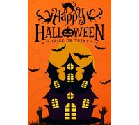 Bunco Score Sheets: Happy Halloween | Bunco log Book For Score Keeper | 6x9inch Double Side Score Cards | Bunco Score Pads.