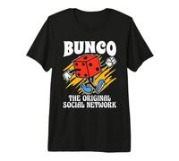 Bunco The Original Social Network Dadi Party Game Bunco Maglietta Premium