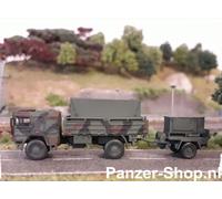 Bundeswehr MAN KAT1 GL 5t 4x4, FM2, Camion, Scala N, 1:160, Minitanks, Incolore