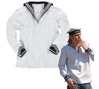 Mil-Tec BW Marine, camicia 58 male Bianco