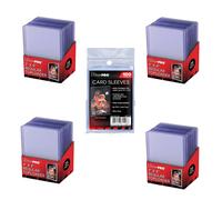 Bundle 100 Toploader Ultra Pro 3"x4" + 100 Penny Sleeves | Kit Protezione Carte