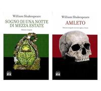 Bundle 2 William Shakespeare - Set 2 Libri: Amleto + Sogno di una notte di mezza estate | Classici Teatro e Letteratura Inglese | Edizione Italiana
