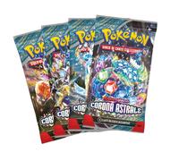 Bundle 4x bustine pokemon Corona astrale RIP & SHIP LIVE