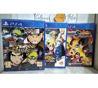 BUNDLE 5 GIOCHI NARUTO ULTIMATE NINJA STORM 1-2-3-4 + SHINOBI STRIKER PS4 NUOVI