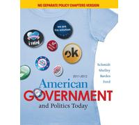 Bundle: American Government and Politics Today, No Seperate Policy Chapters Version, 2011-2012, 15th + CourseReader Printed Access Card for American Government