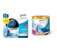 Bundle Ariasana Aero 360° kit Assorbiumidità (1 Dispositivo incl. 1 Ricarica Tab 450g), Deumidificatore non Elettrico e Riciclabile & Ariasana Aero 360° Ricarica TAB Lavanda Bipack, 2 Tab da 450g