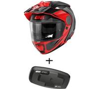 Bundle Casco Givi X.27 Tourer Graphic Nero Opaco con Interfono Givi I319S