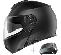 Bundle Casco Modulare Schuberth C5 Anc Nero Opaco con Interfono Sc Edge Anc