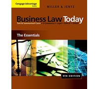 Bundle: Cengage Advantage Books: Business Law Today: The Essentials, 9th + Student Guide to the Sarbanes-Oxley Act, 2nd