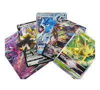 Bundle di carte giapponesi ultra lucide, 5 carte casuali ultra lucide, include EX GX V Max Star, compatibili con Pokemon TCG The Toy Box