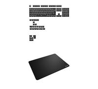Bundle di GLORIOUS GPBT Basics Keycaps Classic Black + Mouse Pad 2 XL - Stitched - Black