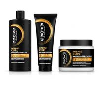Bundle di Syoss Shampoo 440ml Curls IT + Syoss Balsamo Deep Care Intense Curl 250ml, 9% Panthenol-Moisture-Complex + Maschera per capelli Intense Curl 400ml, 15% Panthenol-Moisture-Complex