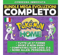 Bundle Mega Evoluzioni Leggende Z-A Pokémon HOME Completo Shiny Non 6 IV ZA Z A