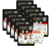 Bundle mit DFB 2025-125 anni di storia del calcio Adesivi da collezione 10 sacchetti + custodie esclusive Collect-it