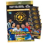 Bundle mit Panini FIFA Club World Cup 2025 - World Trading Cards - Campionato del Mondo - Selezione + esclusivo biglietto di compleanno (1 Starter + 5 Booster)