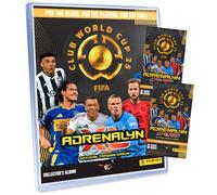 Bundle mit Panini FIFA Club World Cup 2025 - World Trading Cards - Campionato del Mondo - Selezione + Esclusivo biglietto di compleanno (1 Cartella + 2 Booster)