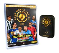 Bundle mit Panini FIFA Club World Cup 2025 - World Trading Cards - Campionato del Mondo - Selezione + esclusivo biglietto di compleanno (1 cartellina + 1 lattina)
